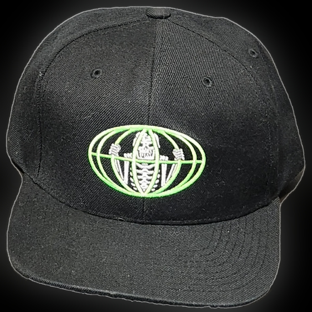 Black Hat with Green Logo